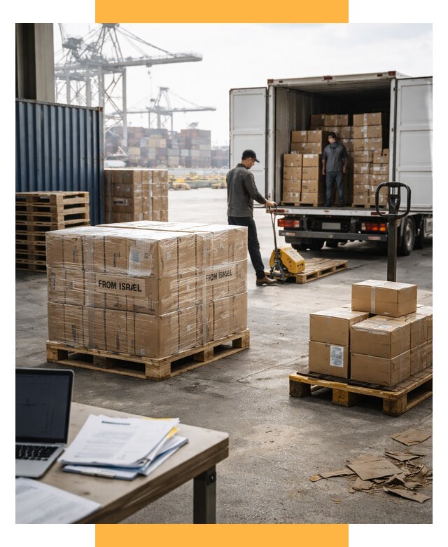 Доставка грузов из Израиля от 15365 р., логистика от СетСервис-Снг