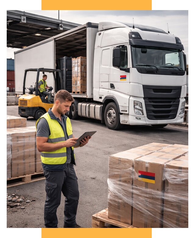 Автоперевозки из Армении от 97309 р. — услуги СетСервис-Снг