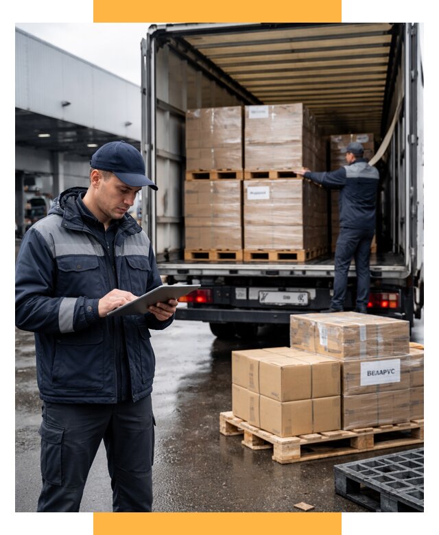 Доставка грузов из Беларуси от 15365 р. логистика СетСервис-Снг