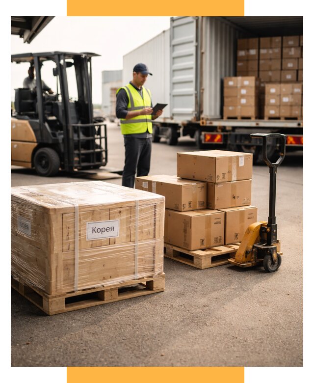 Доставка грузов в Корею из России от 35851 р. | СетСервис-Снг
