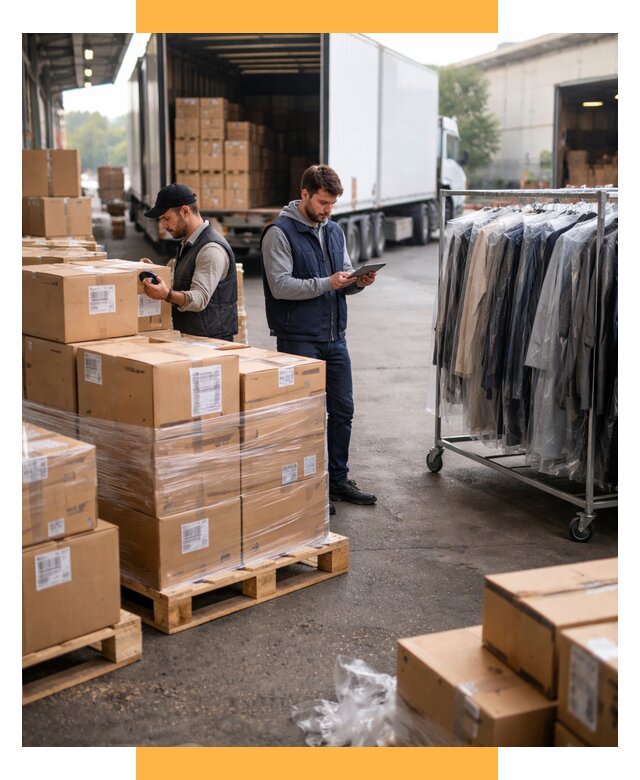 Перевозка и доставка одежды из Китая от 7682 р., СетСервис-Снг