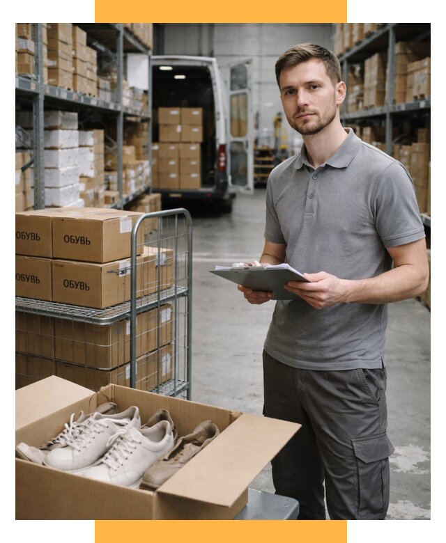 Доставка обуви из Китая и Турции от 4609 р. СетСервис-Снг