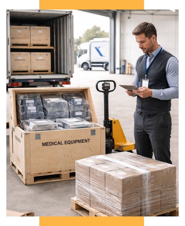 Перевозка медицинского оборудования от 15365 р. в СетСервис-Снг