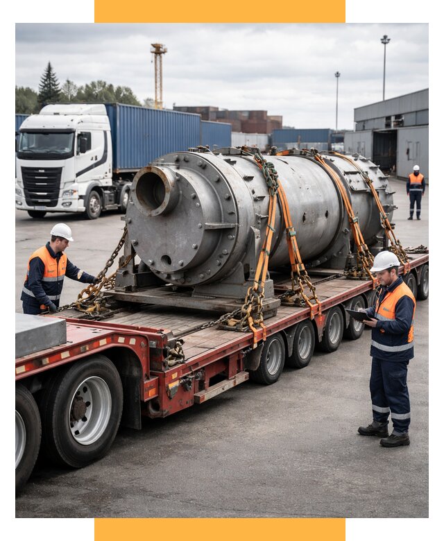 Перевозка тяжеловесных грузов под ключ от 153645 р. | СетСервис-Снг