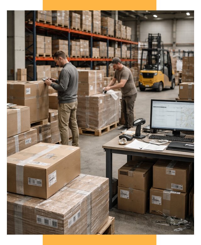 Склад консолидации в Европе от 6658 р., услуги СетСервис-Снг