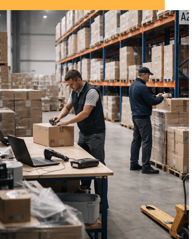 Склад консолидации в Европе: хранение, сортировка от 6658